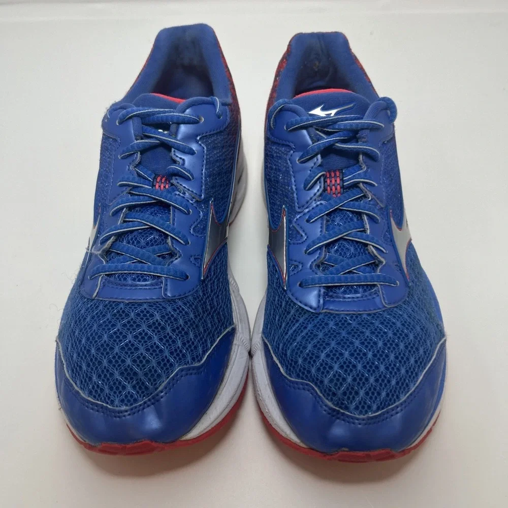 Mizuno Wave Rider 19 Running Shoes, Women's Size 10 Blue/Pink Trail J1GD160301